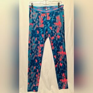 Under Armour Kids' Geometric Blue Leggings